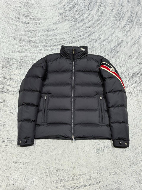 Moncler Duck Down Jacket Black/Green/Navy Blue