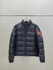 Moncler Duck Down Jacket Black/Green/Navy Blue