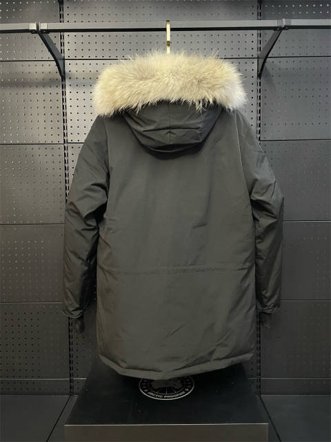 Canada G**se Down Expedition Puffer Jacket Black YKK Zipper