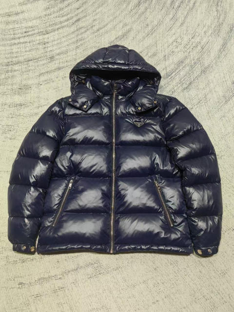 P**DA Duck Down Jacket Black/Navy Blue