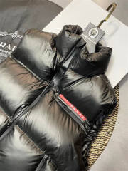 P**DA Duck Down Puffer Jacket Black Color