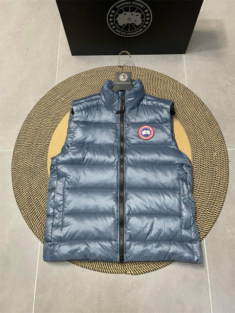Canada Goo** 24FW Down Puffer Vest Black Navy Blue