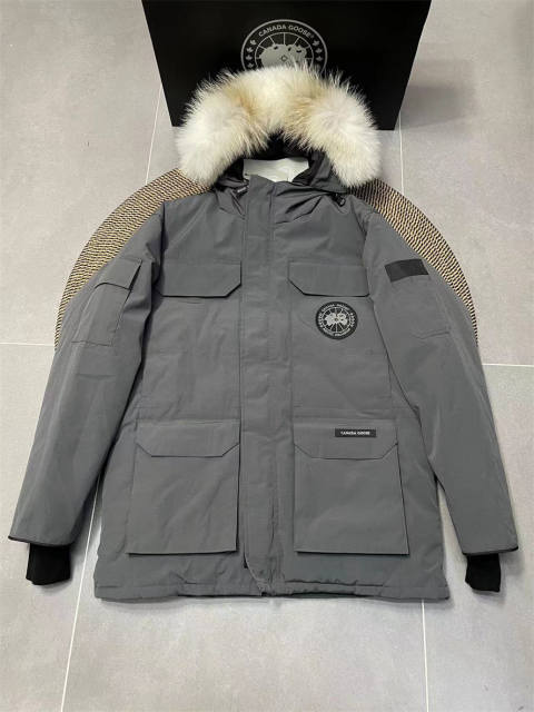Canada G**se Down Expedition Puffer Jacket YKK Zipper