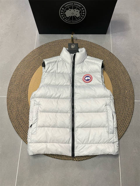 Canada Goo** 24FW Down Puffer Vest Black Navy Blue