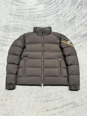 Moncler Duck Down Jacket Black/Green/Navy Blue