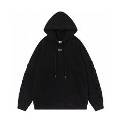 OW Oil Painting Hoodie Black