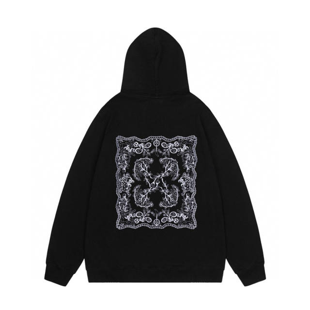 OW Bandana Hoodie Black