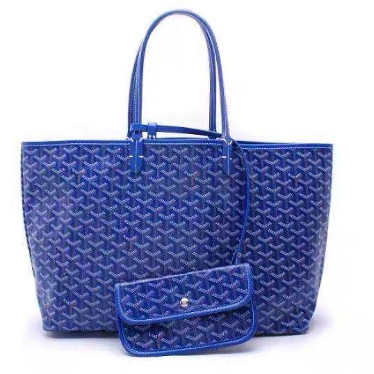 Goyαrd Saint Louis GM Bally's Tote Bag Green Blue Turquoise 2024 Limited