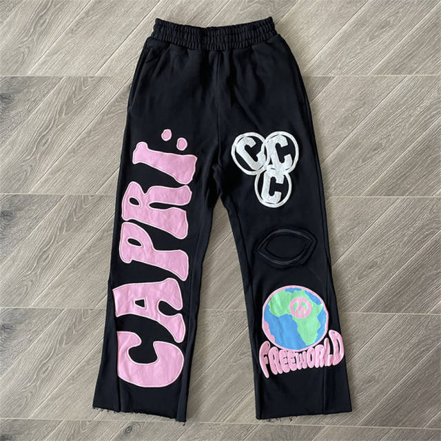 Project Capri Denim Flared Sweatpants 4 Colors