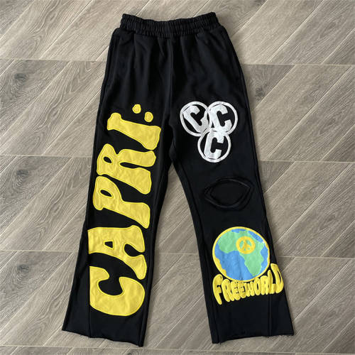 Project Capri Denim Flared Sweatpants 4 Colors
