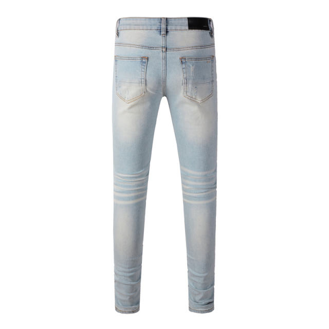 #6645 Indigo Denim Jeans Pants