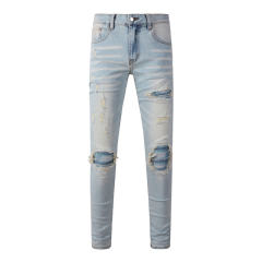 #6645 Indigo Denim Jeans Pants