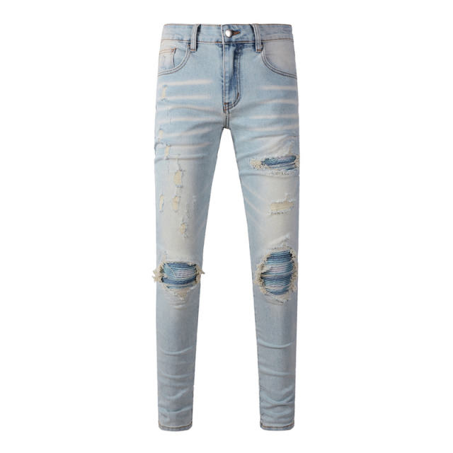 #6645 Indigo Denim Jeans Pants