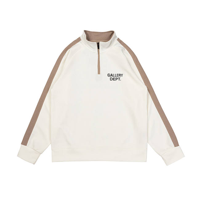 GALLERY DEPT Hollywood CA Half Zipped Sweatshirt Clean Fits