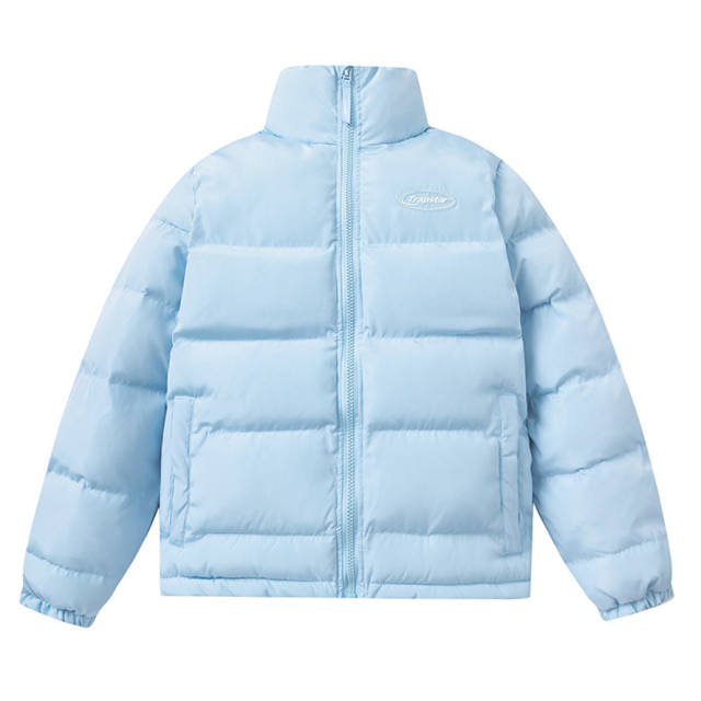 Trapstar Embroidery Logo Puffer Jacket Blue