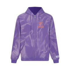 GALLERY DEPT Tie Dye Hoodie Black Brown Purple