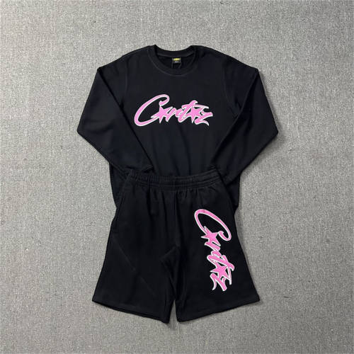 Corteiz Basic Sweatshirt Black White