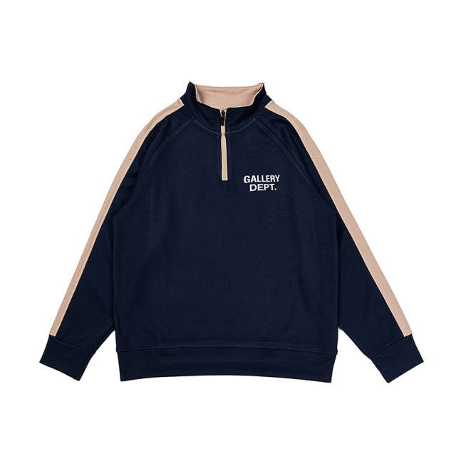 GALLERY DEPT Hollywood CA Half Zipped Sweatshirt Clean Fits