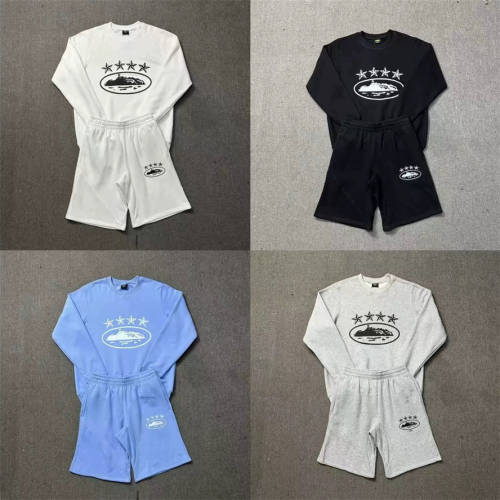 Corteiz Basic Sweatshirt Blue Gray Black White