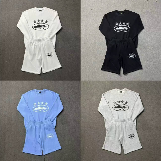 Corteiz Basic Sweatshirt Blue Gray Black White