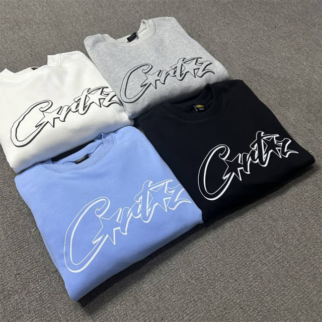 Corteiz Basic Sweatshirt Blue Gray Black White