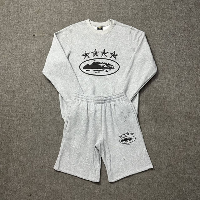 Corteiz Basic Sweatshirt Blue Gray Black White