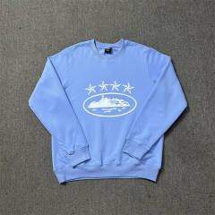 Corteiz Basic Sweatshirt Blue Gray Black White