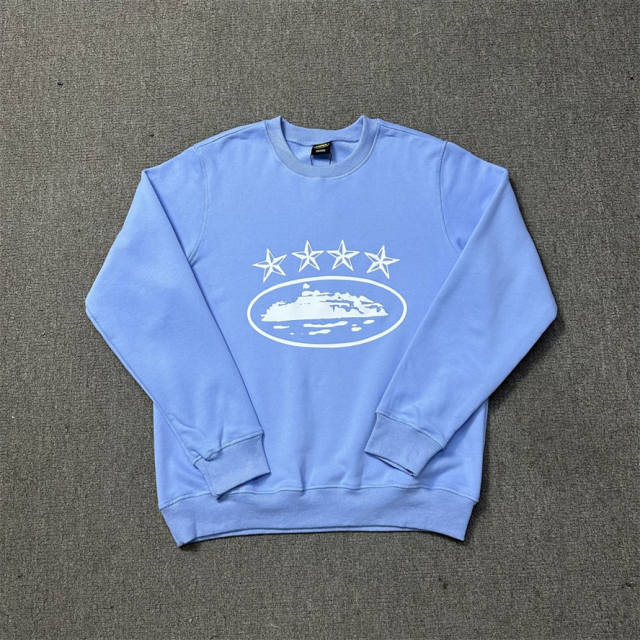 Corteiz Basic Sweatshirt Blue Gray Black White