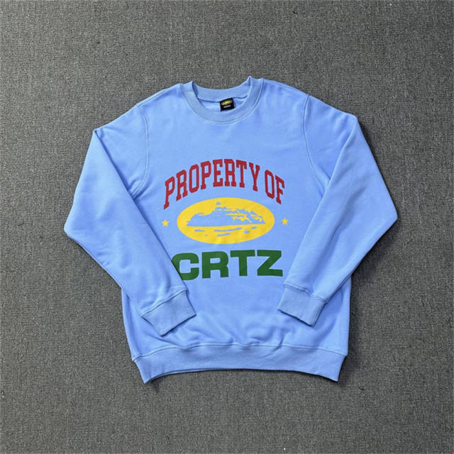 Corteiz Basic Sweatshirt Blue Gray Black White