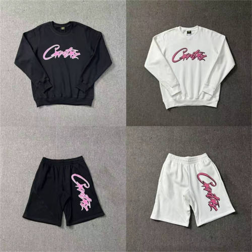 Corteiz Basic Sweatshirt Black White