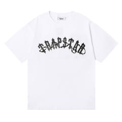 Trapstar BARBED WIRE AOW TEE T-SHIRT BLACK WHITE
