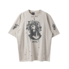 Saint Michael Jesus T-Shirt Beige