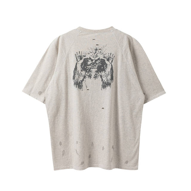 Saint Michael Jesus T-Shirt Beige