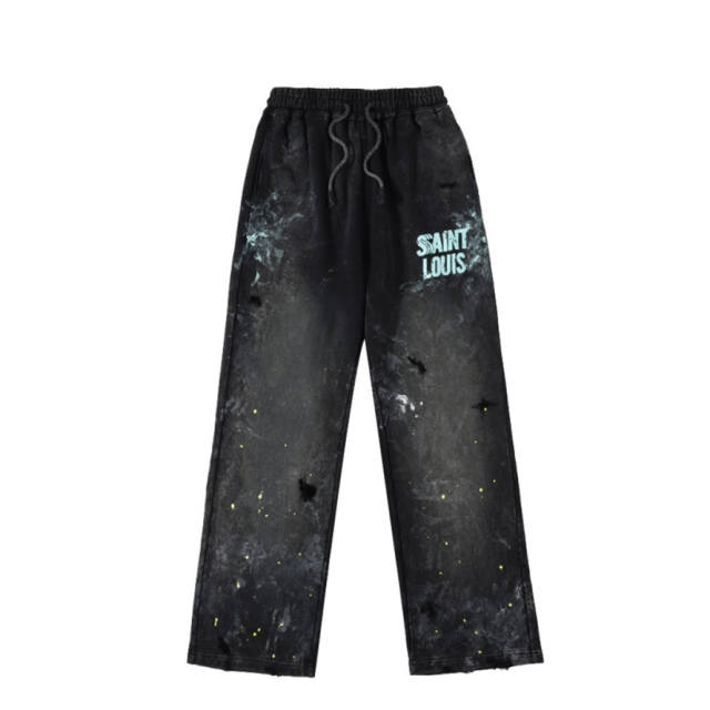 Saint Louis Splatter Ink Pants