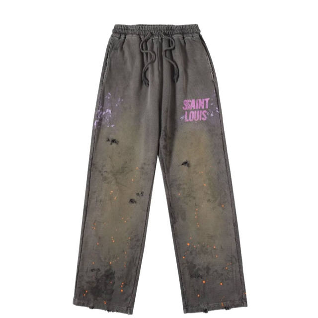 Saint Louis Splatter Ink Pants
