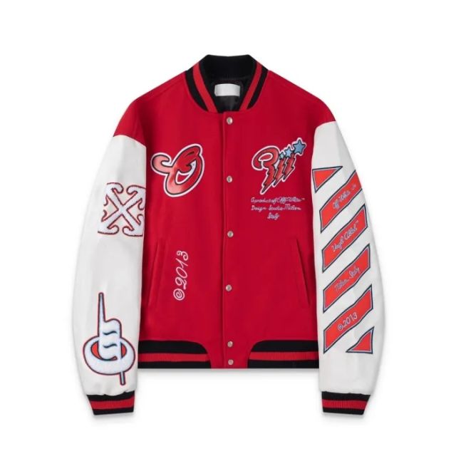 OW Red Embroidery Jacket