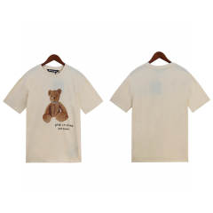 Palm Angels 24SS Bear T-Shirt Blue Black Beige