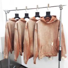 1:1 Wuality Gallery Dept Brown White Spotted Aged Hoodie