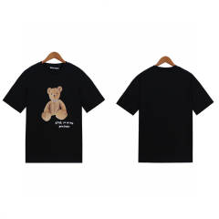 Palm Angels 24SS Bear T-Shirt Blue Black Beige