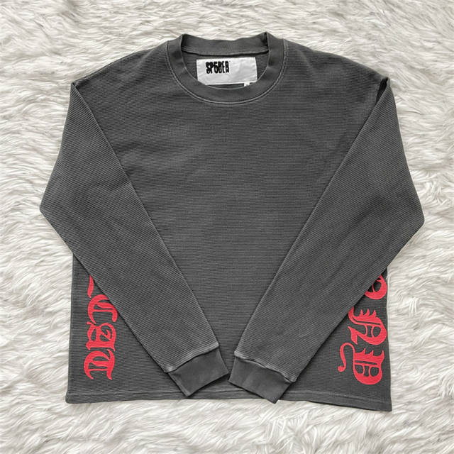Spider Sp5der Worldwide Waffle Long-Sleeve T-Shirt