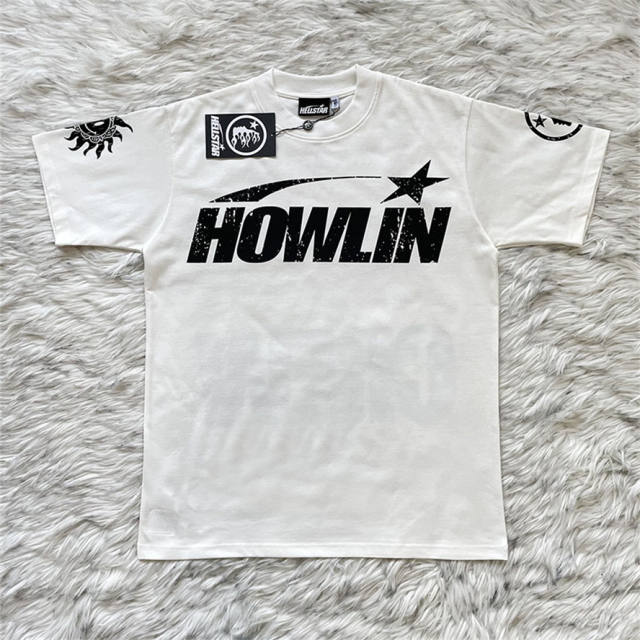 Hellstar Studios Hellstar RAYS CREW Skull T-Shirt Tee White