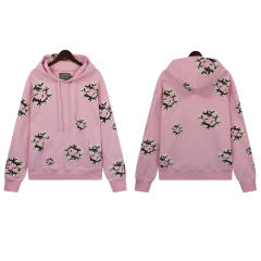 Denim Tears x CPFM Cactus Tears Flower Logo Hoodie Black Yellow Blue
