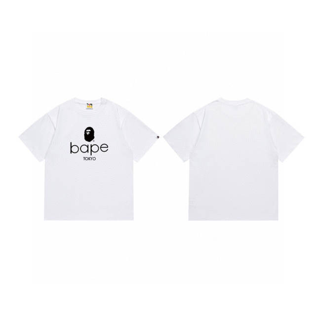Bape A Bathing Tokyo Classic Logo T-Shirt Tee Black White