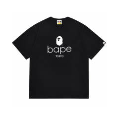 Bape A Bathing Tokyo Classic Logo T-Shirt Tee Black White
