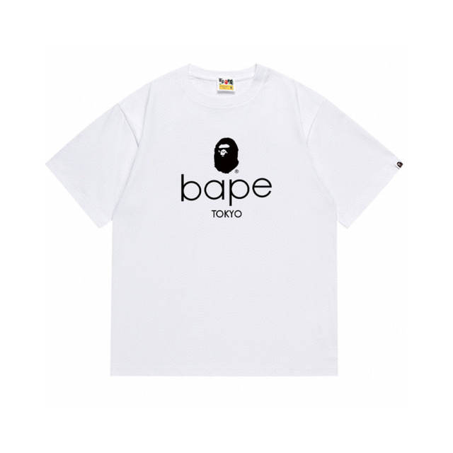 Bape A Bathing Tokyo Classic Logo T-Shirt Tee Black White