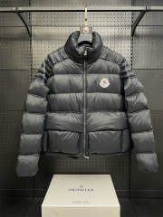Moncler x Christopher Raxxy Down Puffer Jacket Black Beige