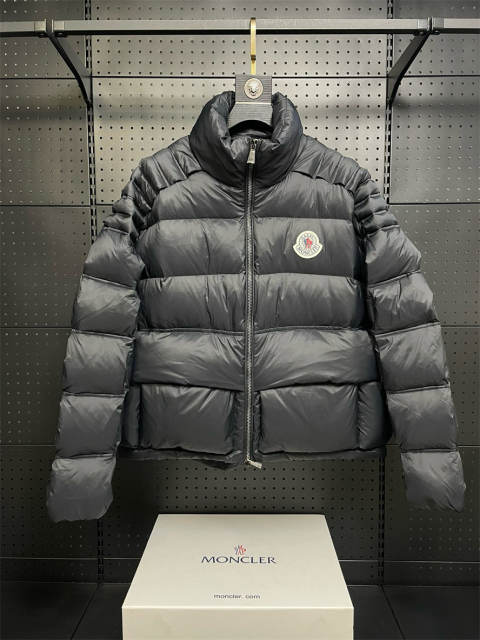 Moncler x Christopher Raxxy Down Puffer Jacket Black Beige