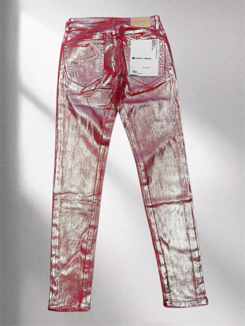 [Best Quality]1:1 PURP*E BRΑND Red Jeans Black