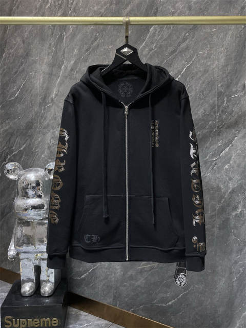 Chr0me Hearts Sleeve Logo Hoodie Black
