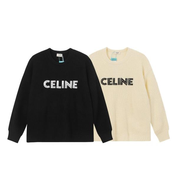 Celin* Sweater Black Beige